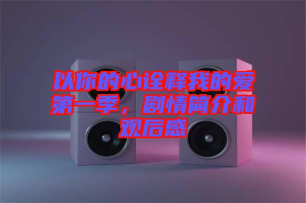 以你的心詮釋我的愛第一季，劇情簡(jiǎn)介和觀后感