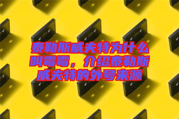 泰勒斯威夫特為什么叫霉霉，介紹泰勒斯威夫特的外號來源