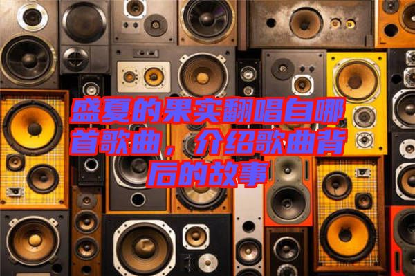 盛夏的果實翻唱自哪首歌曲，介紹歌曲背后的故事