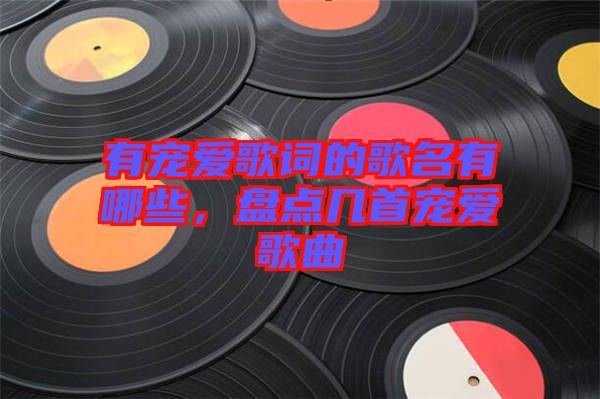 有寵愛歌詞的歌名有哪些，盤點(diǎn)幾首寵愛歌曲