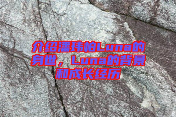 介紹潘瑋柏Luna的身世，Luna的背景和成長(zhǎng)經(jīng)歷