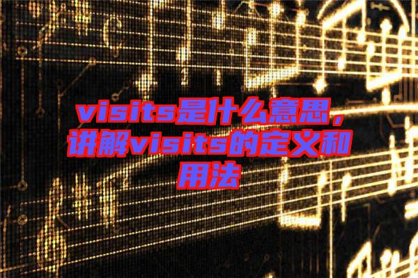 visits是什么意思，講解visits的定義和用法