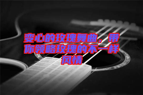 變心的玫瑰舞曲，帶你領(lǐng)略玫瑰的不一樣風(fēng)情