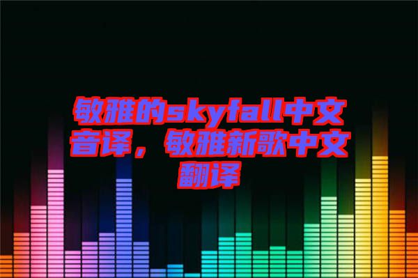 敏雅的skyfall中文音譯，敏雅新歌中文翻譯