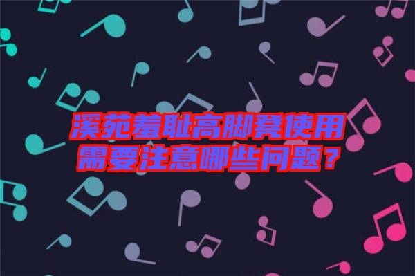 溪苑羞恥高腳凳使用需要注意哪些問(wèn)題？