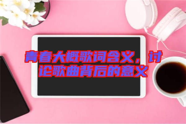 青春大概歌詞含義，討論歌曲背后的意義