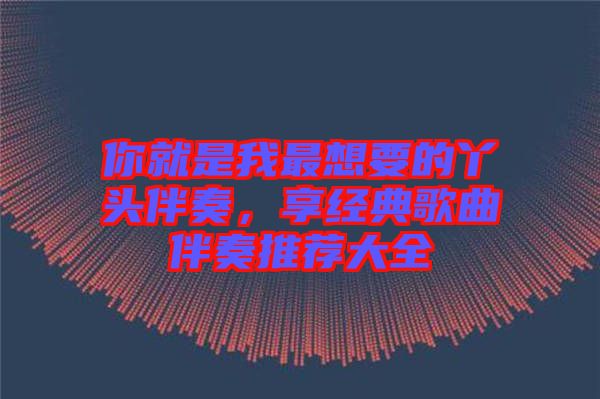 你就是我最想要的丫頭伴奏，享經(jīng)典歌曲伴奏推薦大全