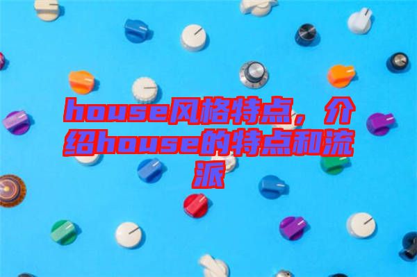 house風(fēng)格特點，介紹house的特點和流派