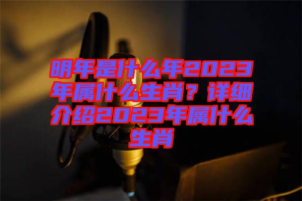 明年是什么年2023年屬什么生肖？詳細(xì)介紹2023年屬什么生肖