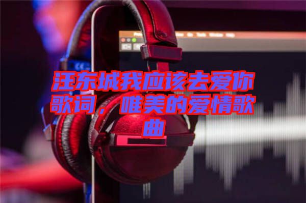 汪東城我應(yīng)該去愛你歌詞，唯美的愛情歌曲