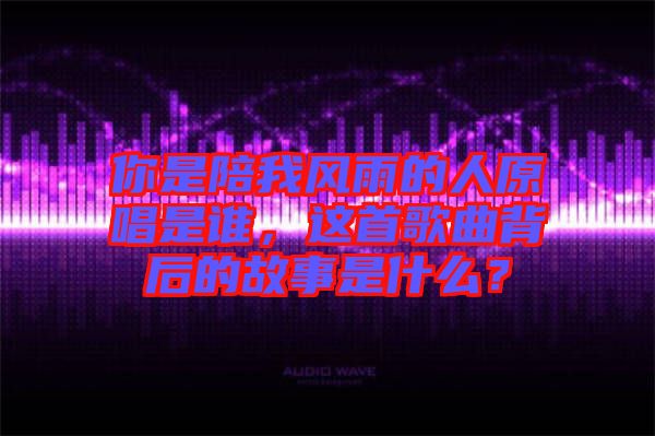 你是陪我風(fēng)雨的人原唱是誰，這首歌曲背后的故事是什么？