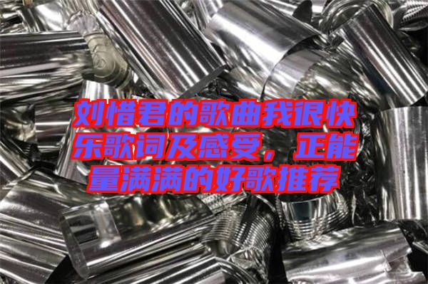 劉惜君的歌曲我很快樂歌詞及感受，正能量滿滿的好歌推薦