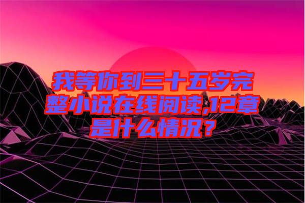 我等你到三十五歲完整小說在線閱讀,12章是什么情況？