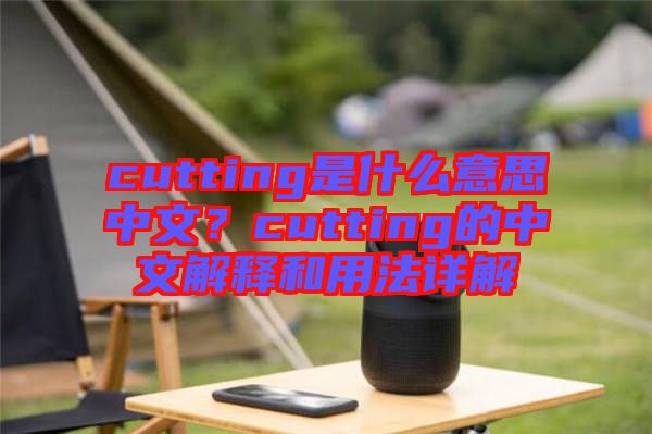 cutting是什么意思中文？cutting的中文解釋和用法詳解