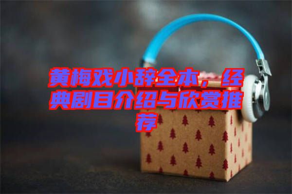 黃梅戲小辭全本，經(jīng)典劇目介紹與欣賞推薦